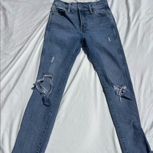 GAP size 25 slim straight jeans